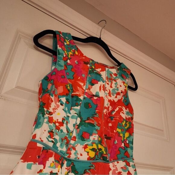 AGB colorful sleeveless shift dress 6P - Picture 2 of 4